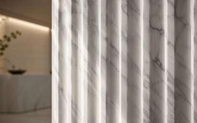 Fluted Marble : The Art of Texture in Modern Interiors